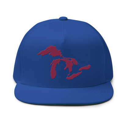 Great Lakes Snapback | 5-Panel - Ruby Red