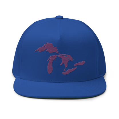 Great Lakes Snapback | 5-Panel - Plum