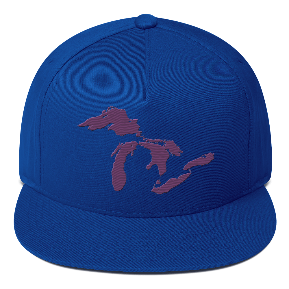 Great Lakes Snapback | 5-Panel - Plum