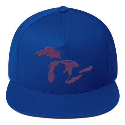 Great Lakes Snapback | 5-Panel - Plum