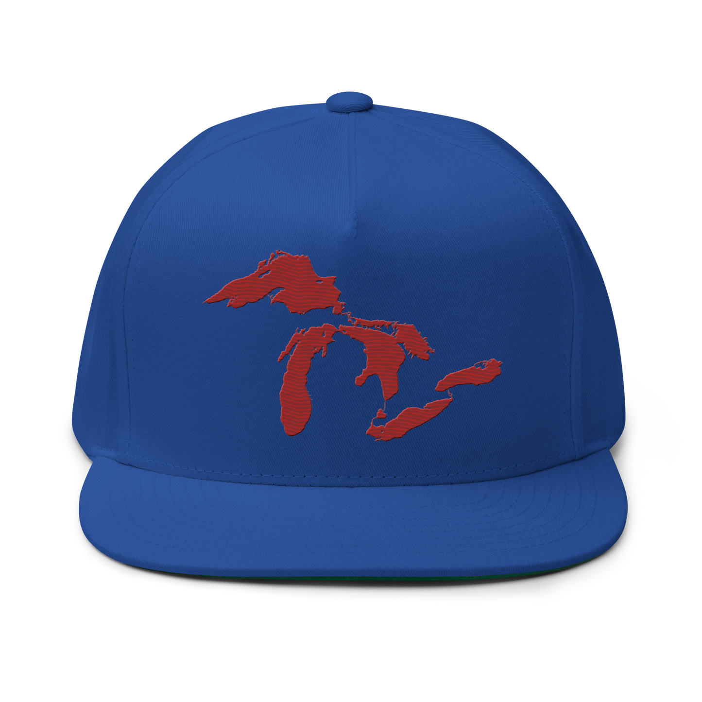 Great Lakes Snapback | 5-Panel - Thimbleberry Red