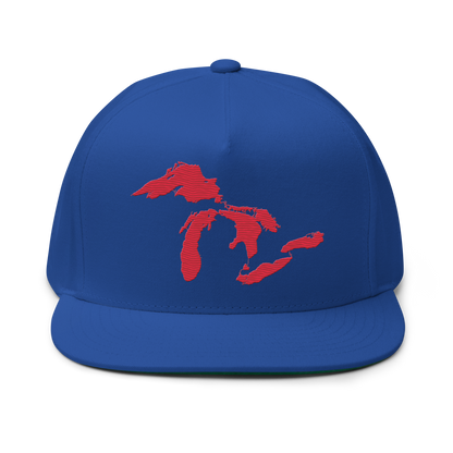 Great Lakes Snapback | 5-Panel - Lighthouse Red