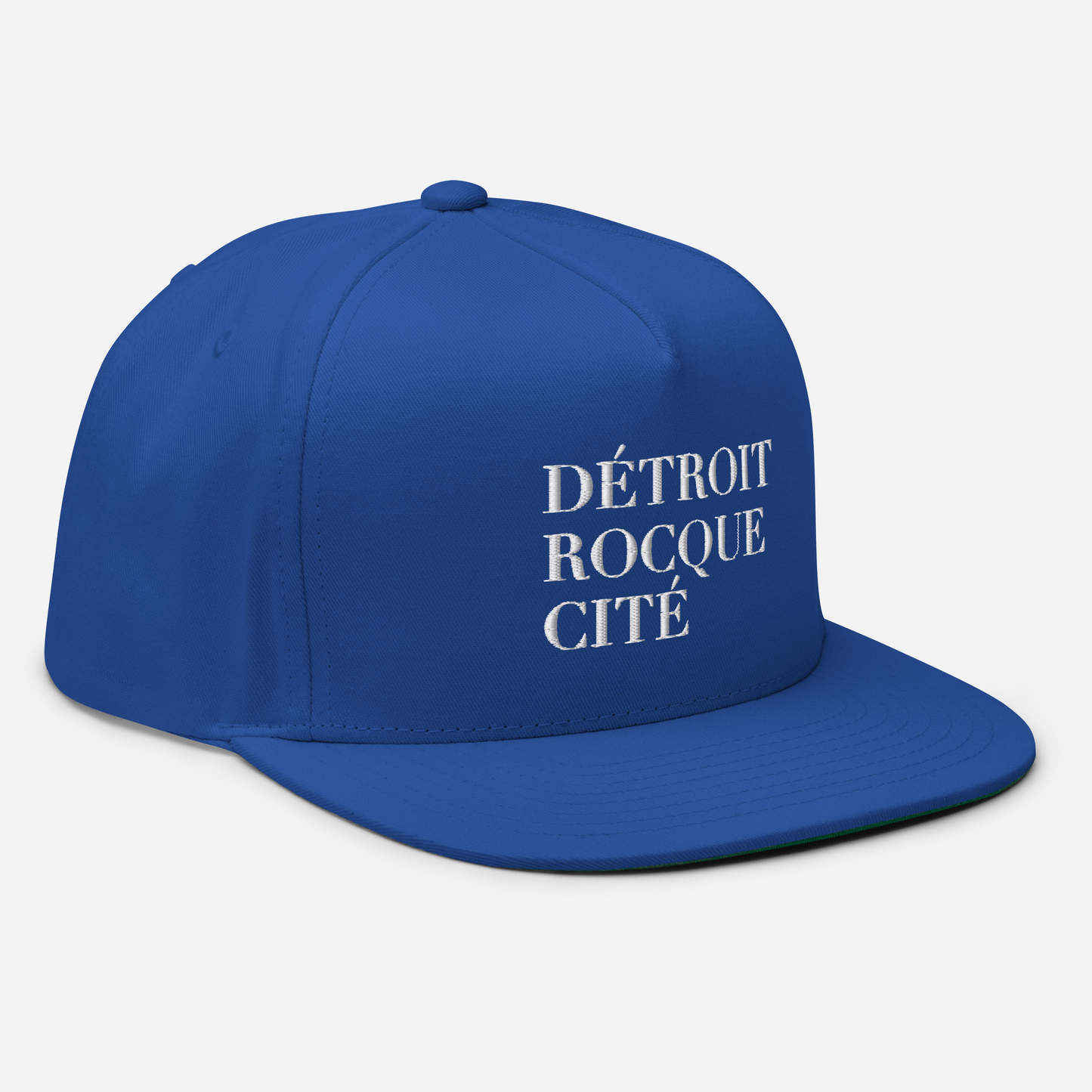 'Détroit Rocque Cité' Flat Bill Snapback