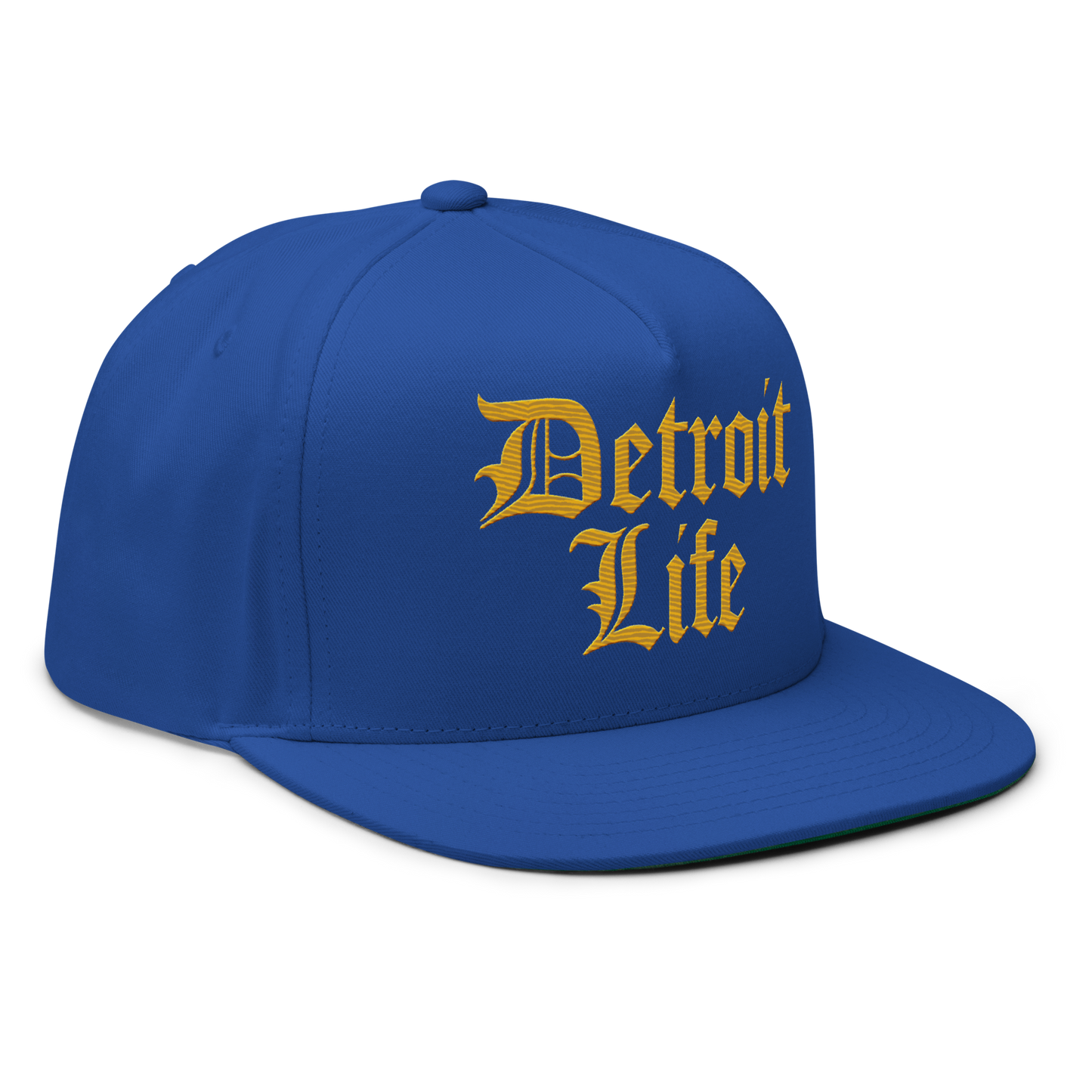 'Detroit Life' Snapback | 5-Panel - Gold