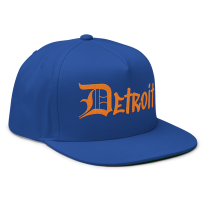 'Detroit' Snapback (OED Tag Font) | Orange