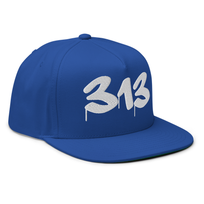 Detroit '313' Snapback (Tag Font) | 5-Panel