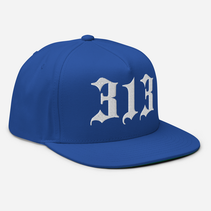 Detroit '313' Snapback (Old English Font) | 5-Panel