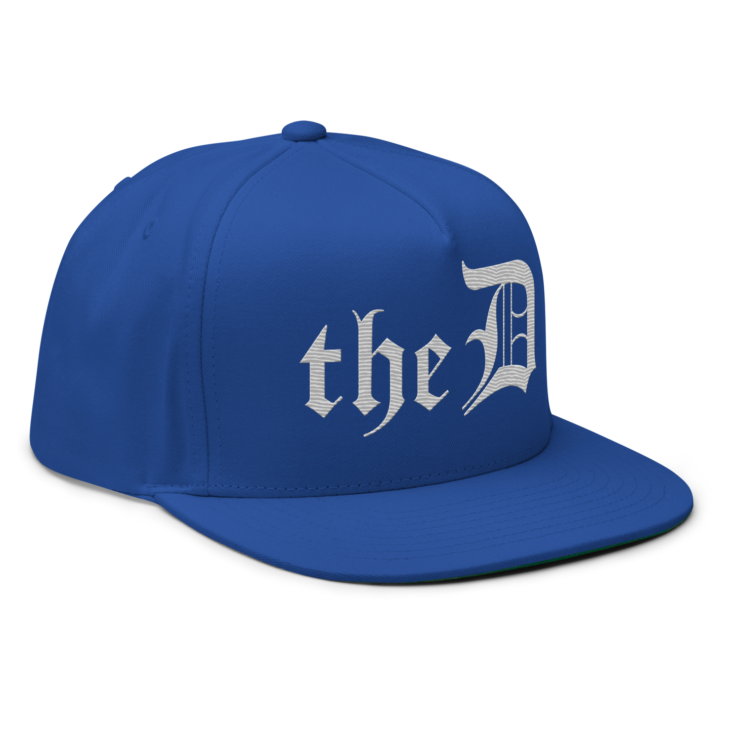 Detroit 'The D' Snapback | 5-Panel - Platinum