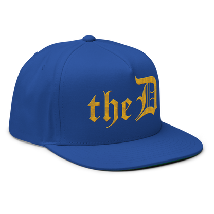 Detroit 'The D' Snapback | 5-Panel - Gold