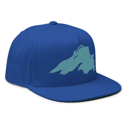 Lake Superior Snapback | 5-Panel - Huron Blue