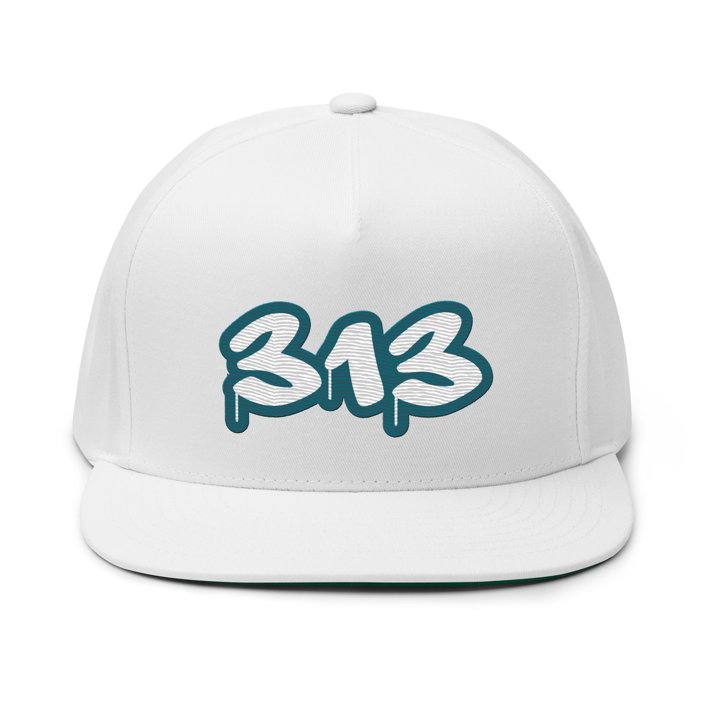 Detroit '313' Flat BIll Snapback (Auburn Hills Teal Tag Font)