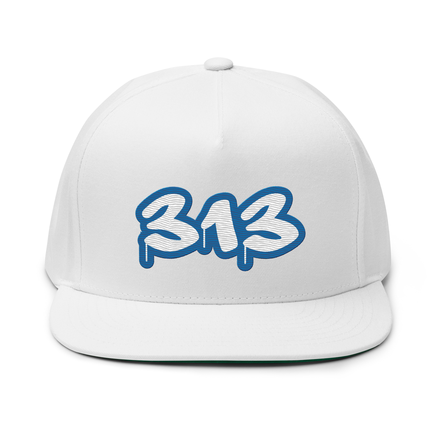 Detroit '313' Flat BIll Snapback (Azure Tag Font)