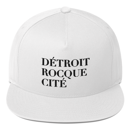 'Détroit Rocque Cité' Flat Bill Snapback