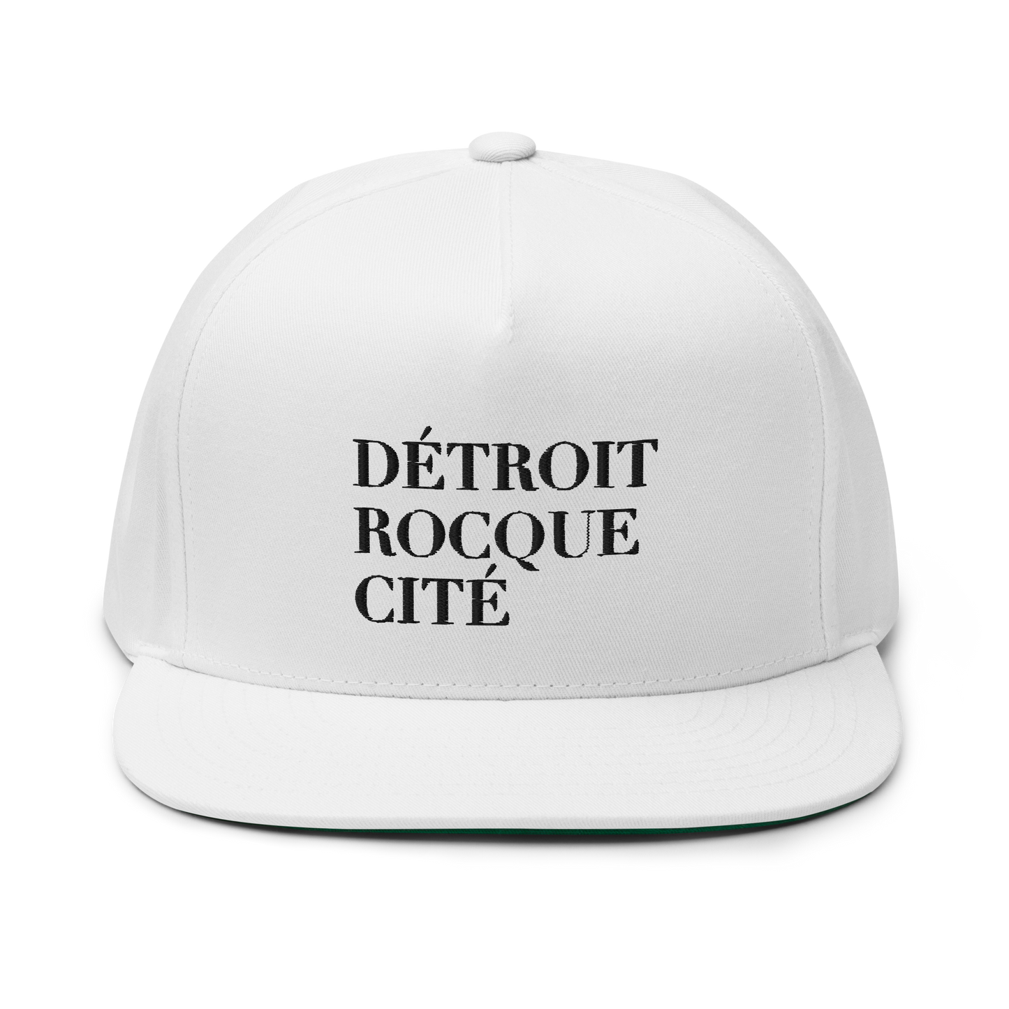 'Détroit Rocque Cité' Flat Bill Snapback