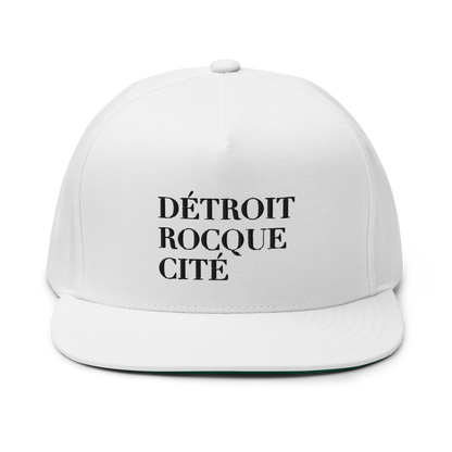 'Détroit Rocque Cité' Flat Bill Snapback