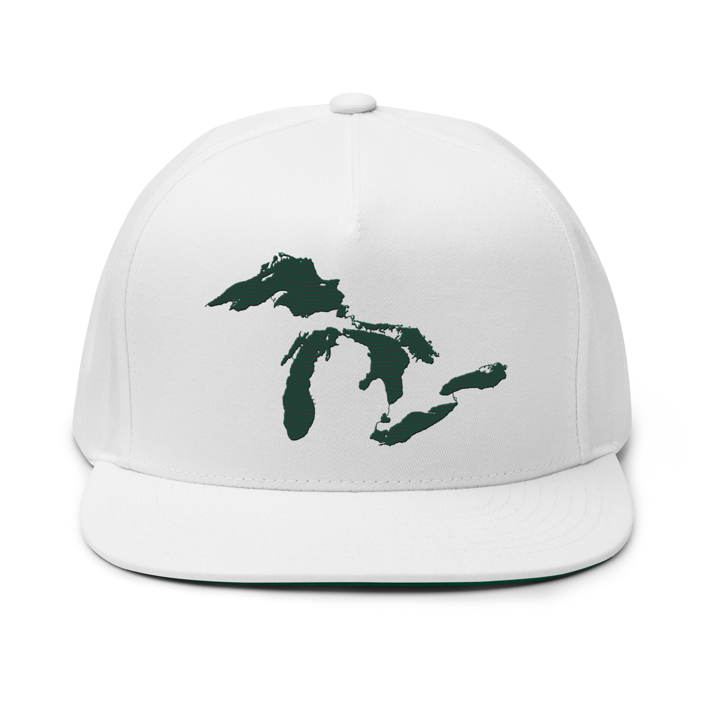 Great Lakes Flat Bill Snapback (Laconic Green)