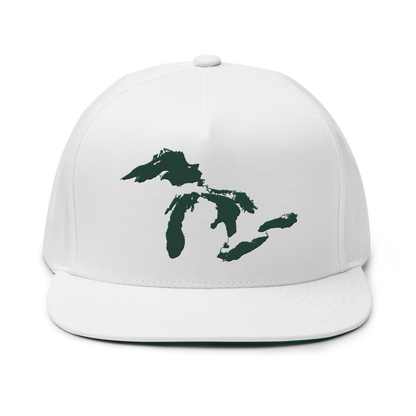 Great Lakes Flat Bill Snapback (Laconic Green)