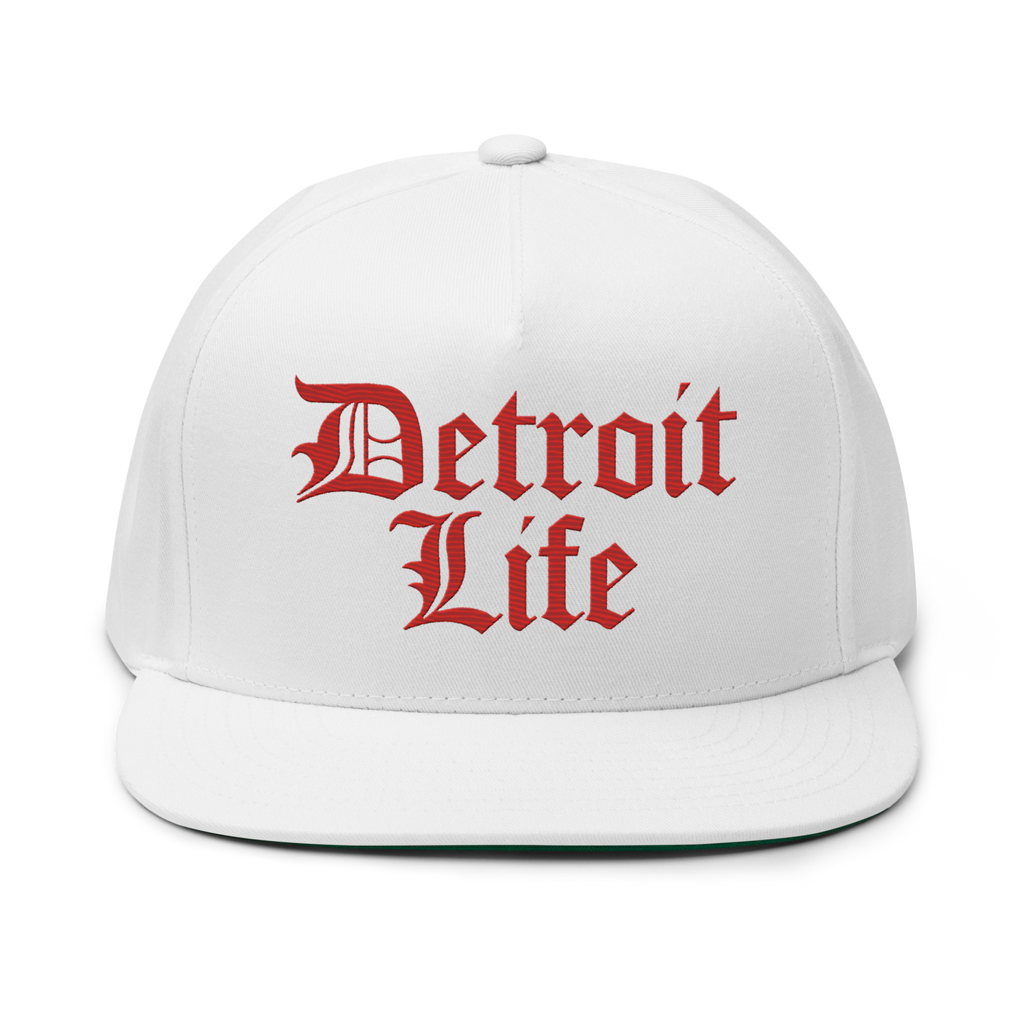 'Detroit Life' Snapback | 5-Panel - Aliform Red