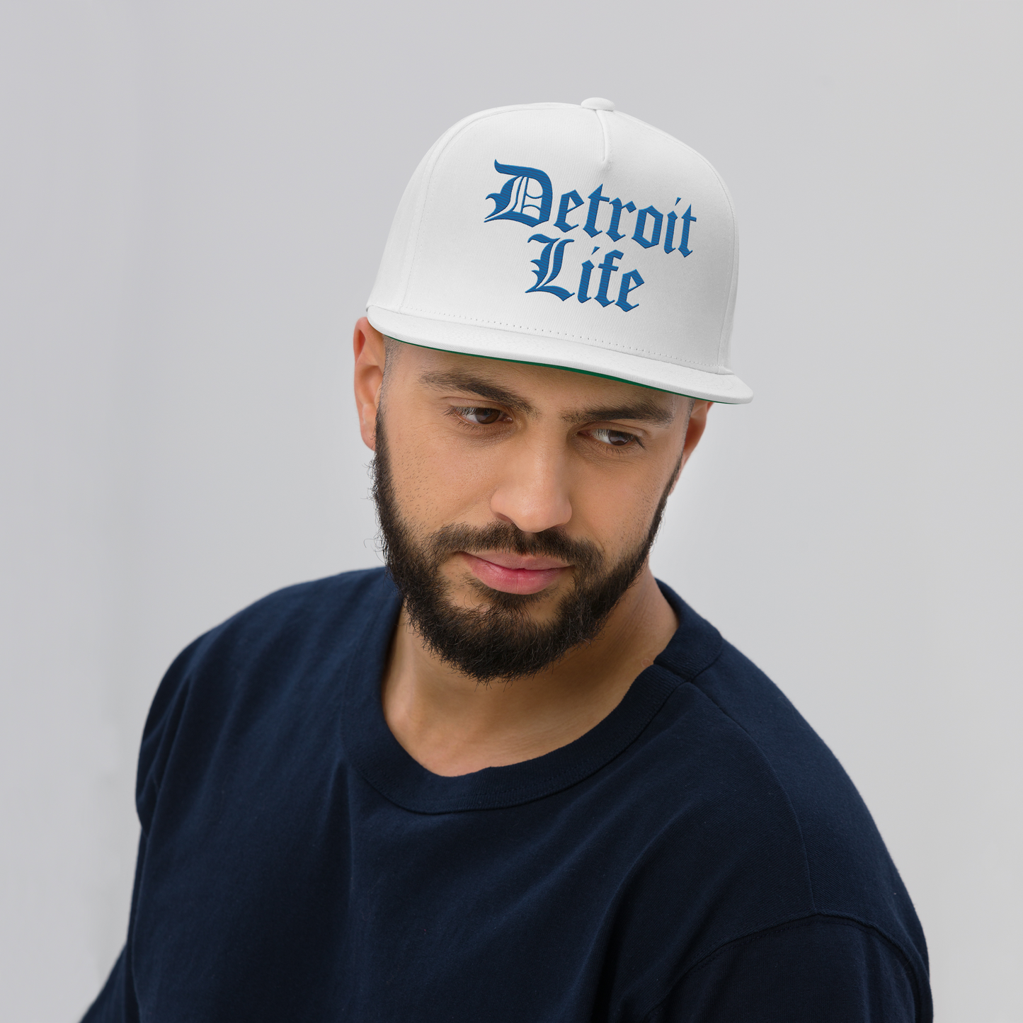 'Detroit Life' Snapback | 5-Panel - Azure