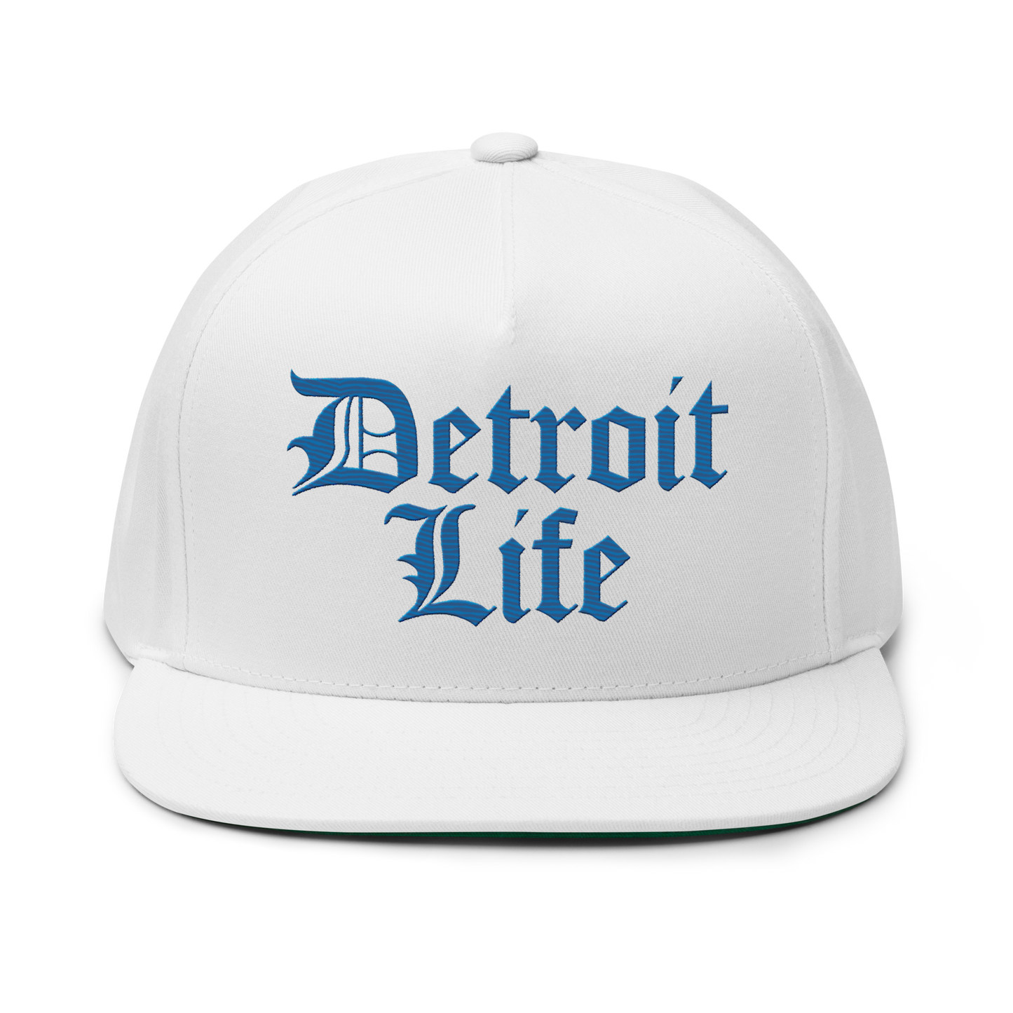 'Detroit Life' Snapback | 5-Panel - Azure