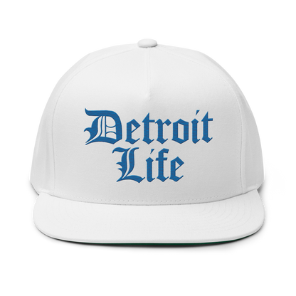 'Detroit Life' Snapback | 5-Panel - Azure