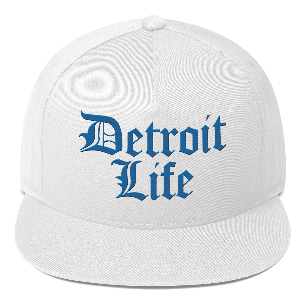 'Detroit Life' Snapback | 5-Panel - Azure