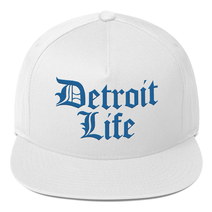 'Detroit Life' Snapback | 5-Panel - Azure