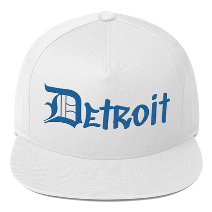 'Detroit' Snapback (OED Tag Font) | Azure