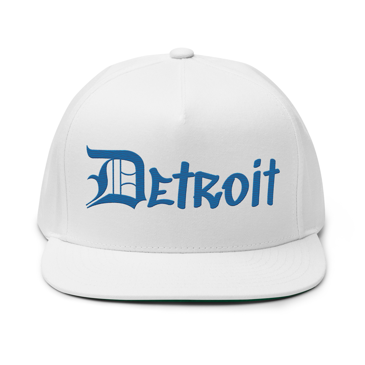 'Detroit' Snapback (OED Tag Font) | Azure