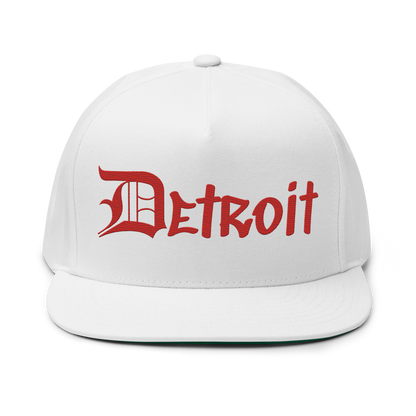 'Detroit' Snapback (OED Tag Font) | Aliform Red