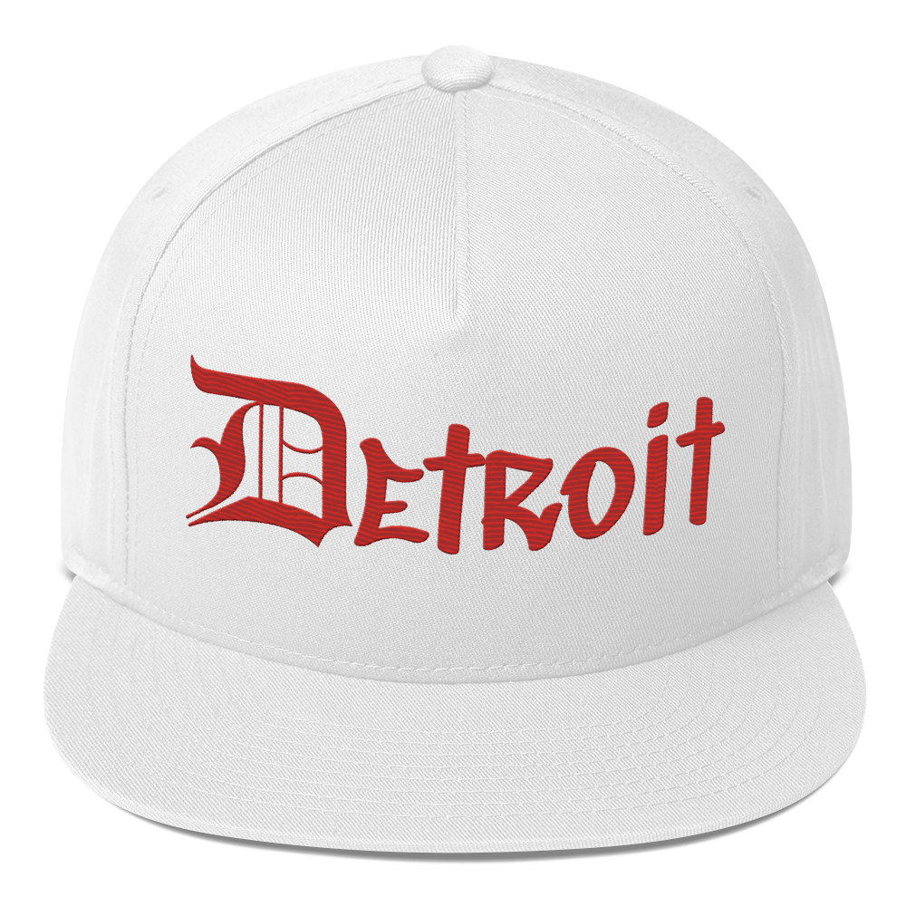 'Detroit' Snapback (OED Tag Font) | Aliform Red