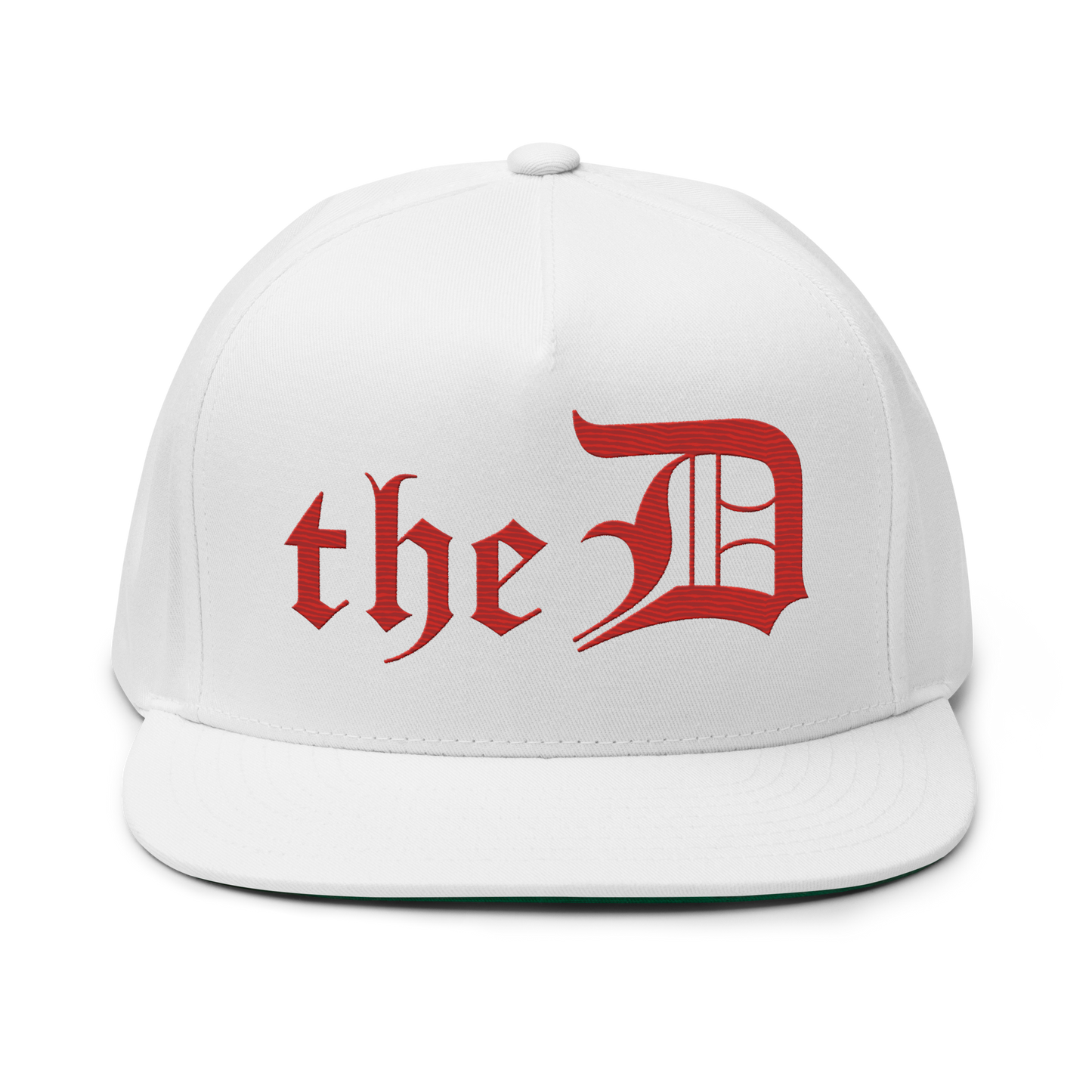 Detroit 'The D' Snapback | 5-Panel - Aliform Red