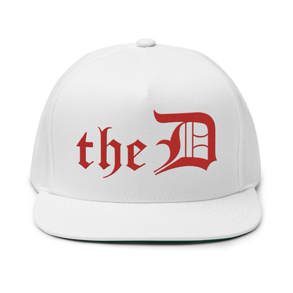 Detroit 'The D' Snapback | 5-Panel - Aliform Red