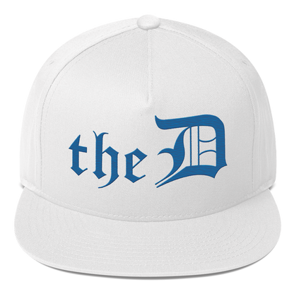 Detroit 'The D' Snapback | 5-Panel - Azure