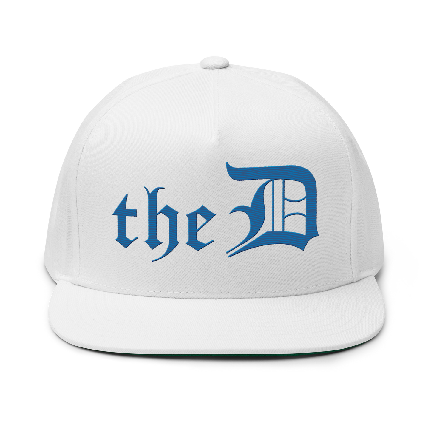 Detroit 'The D' Snapback | 5-Panel - Azure