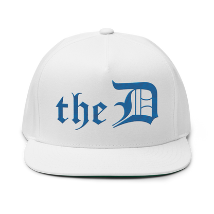 Detroit 'The D' Snapback | 5-Panel - Azure