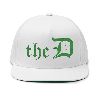 Detroit 'The D' Snapback | 5-Panel - Shamrock Green