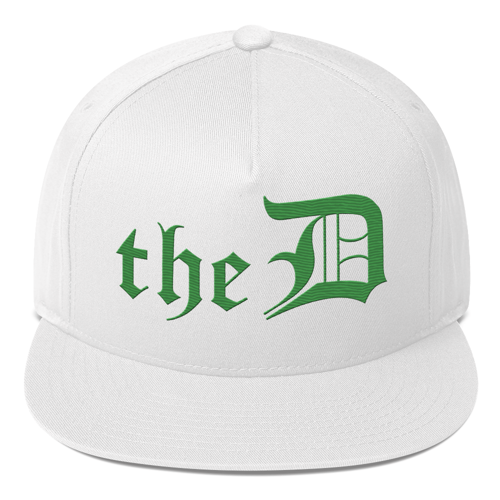 Detroit 'The D' Snapback | 5-Panel - Shamrock Green