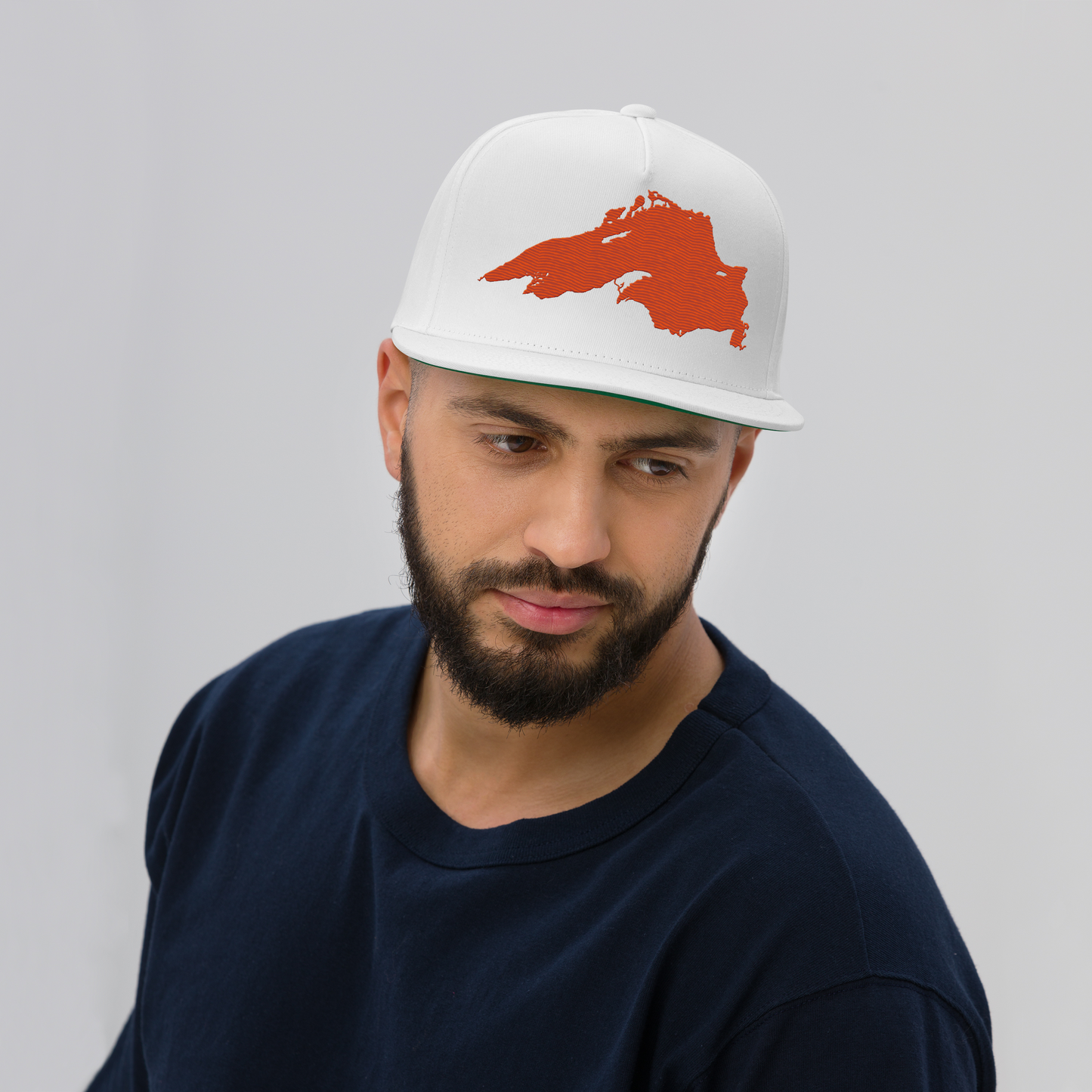 Lake Superior Snapback | 5-Panel - Maple Leaf Orange