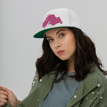 Lake Superior Snapback | 5-Panel - Apple Blossom Pink