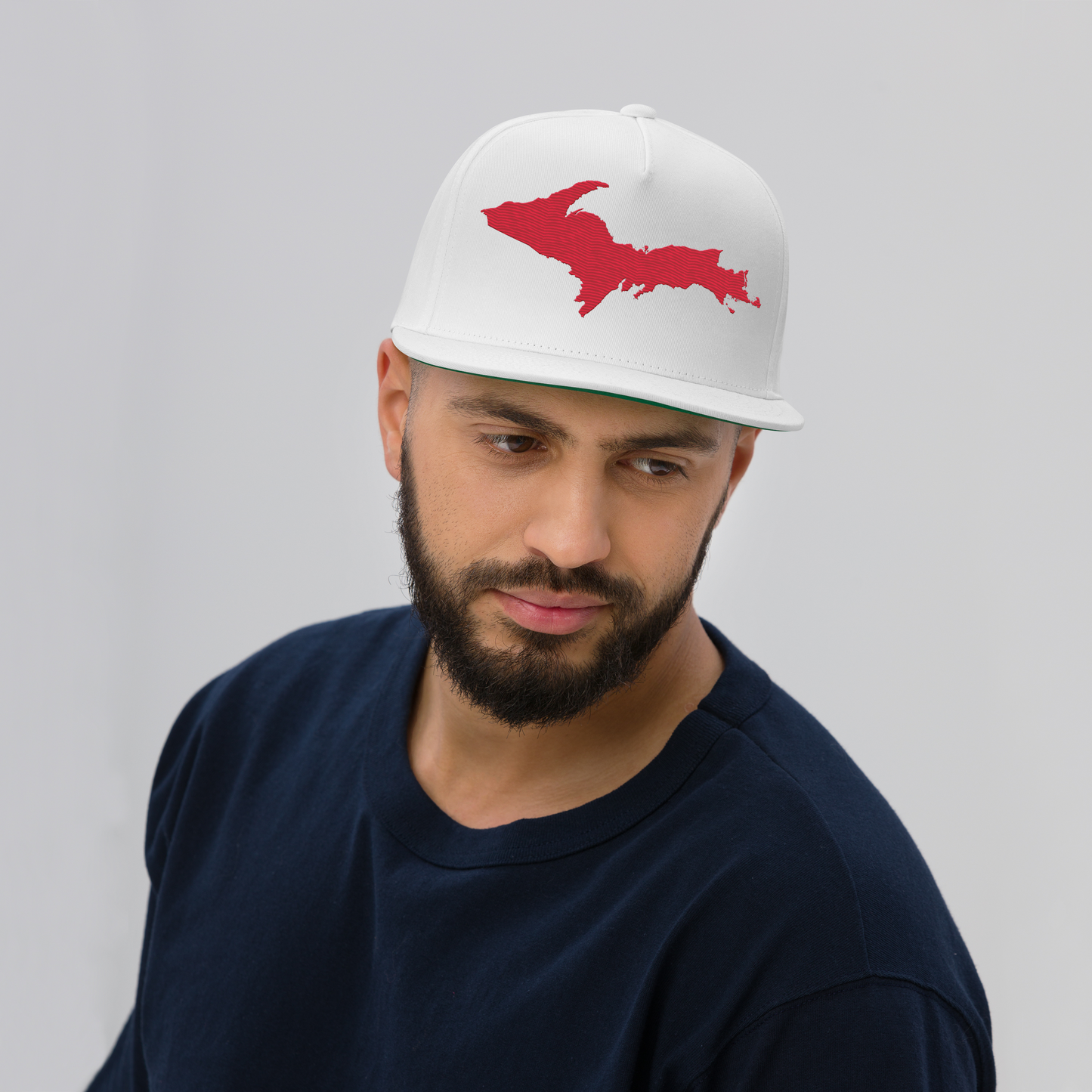 Upper Peninsula Snapback | 5-Panel - Lighthouse Red