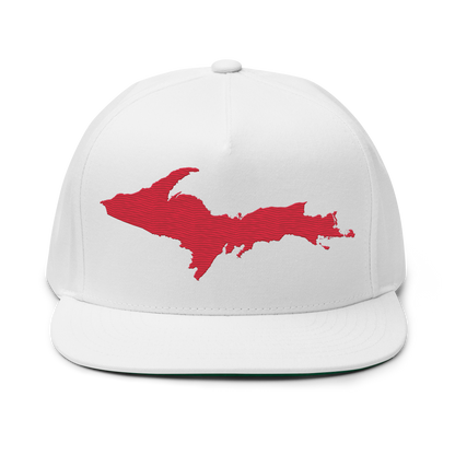 Upper Peninsula Snapback | 5-Panel - Lighthouse Red