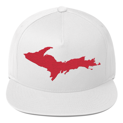 Upper Peninsula Snapback | 5-Panel - Lighthouse Red