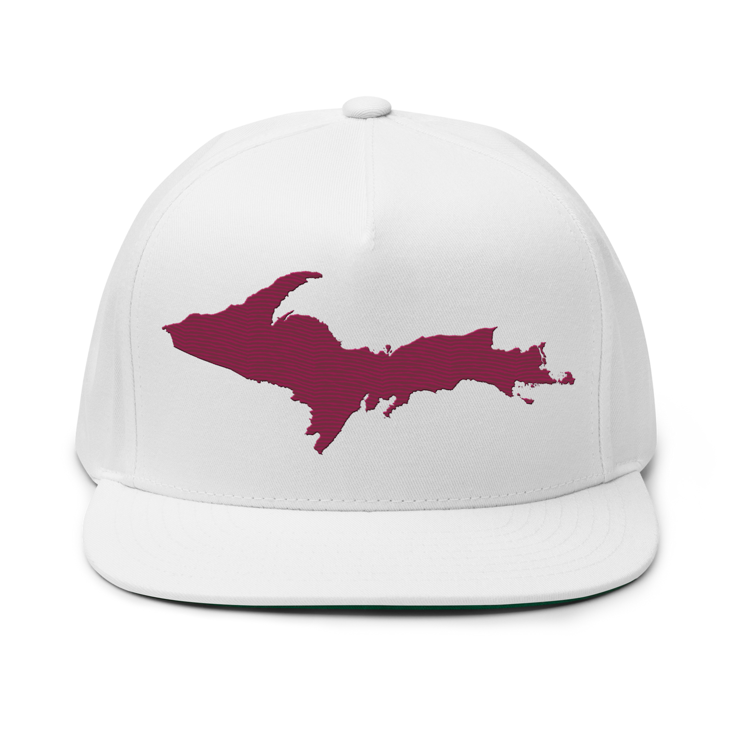 Upper Peninsula Snapback | 5-Panel - Ruby Red