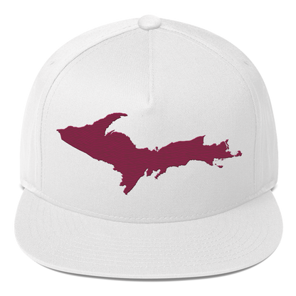 Upper Peninsula Snapback | 5-Panel - Ruby Red