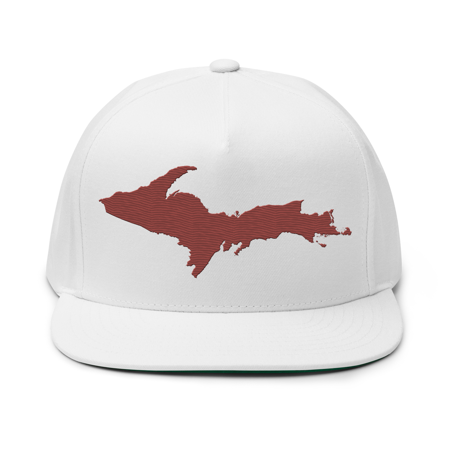 Upper Peninsula Snapback | 5-Panel - Ore Dock Red