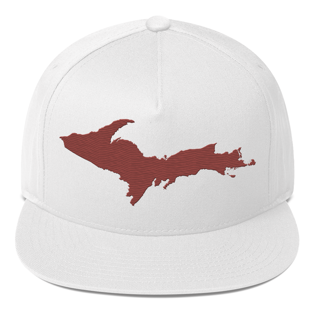 Upper Peninsula Snapback | 5-Panel - Ore Dock Red