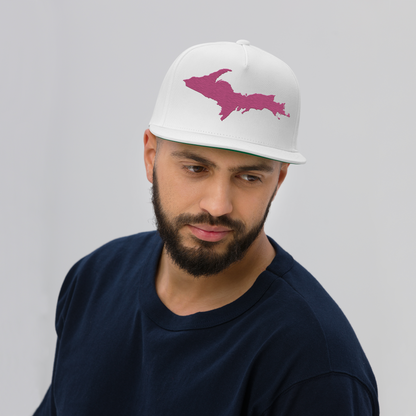 Upper Peninsula Snapback | 5-Panel - Apple Blossom Pink