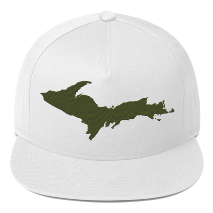 Upper Peninsula Snapback | 5-Panel - Army Green