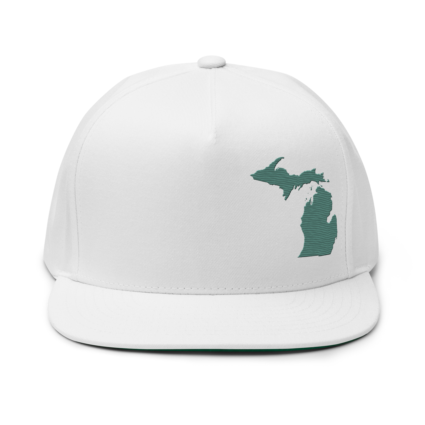 Michigan Snapback | 5-Panel - Cooper Green Outline